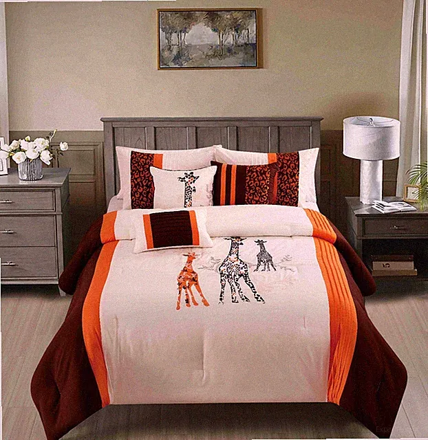 Empire Home 6-Piece Comforter set Safari Zebra Suede Super Soft Queen / King