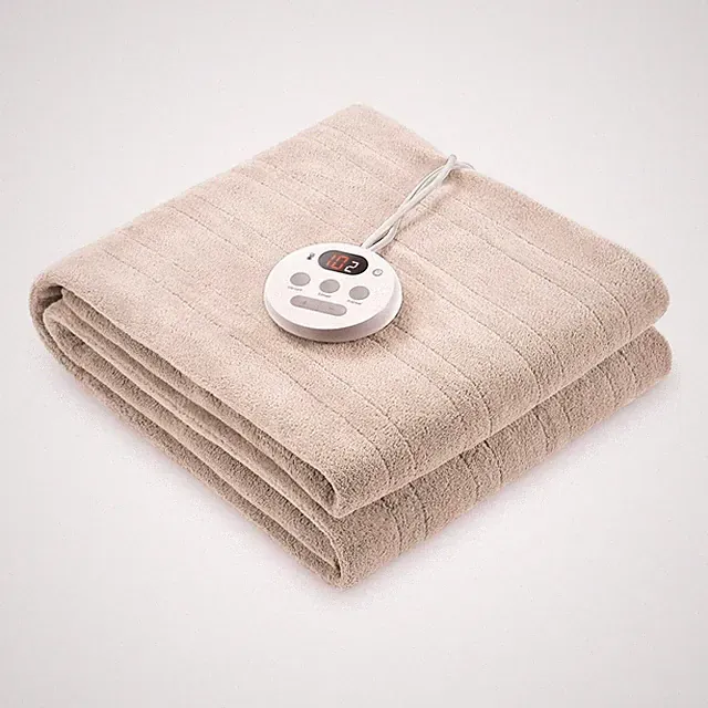 Heated Mattress Pad Twin Size Comfort Coral Fleece 10 Heating Levels & Auto S...