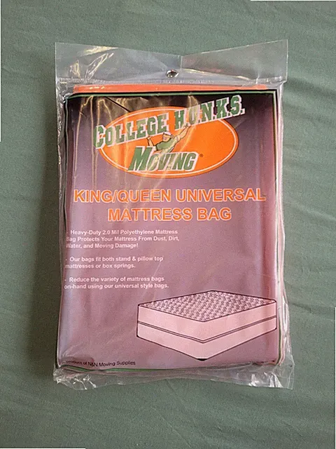 king or queen mattress Cover, Moving & Storage Bag HD 2 mil. Mattress Protector