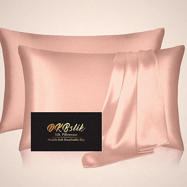 Mulberry Silk Pillowcase for Hair, Skin, Health - Soft, Anti-Acne, Cooling Satin