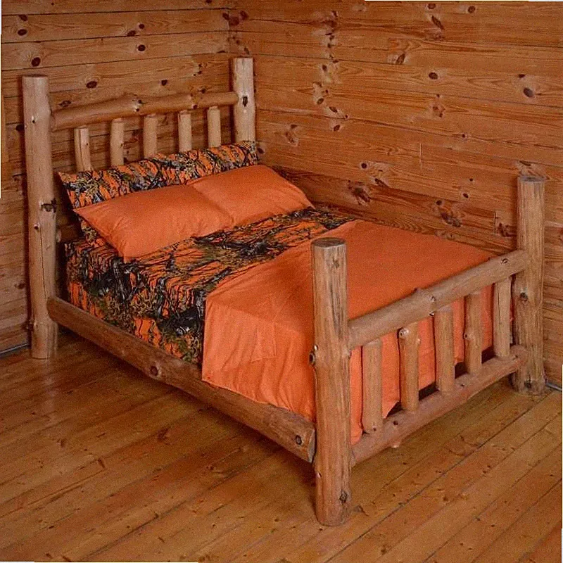 Orange Woods Hunter Camo Sheet Set Blaze Camouflage Microfiber Bedding All Sizes