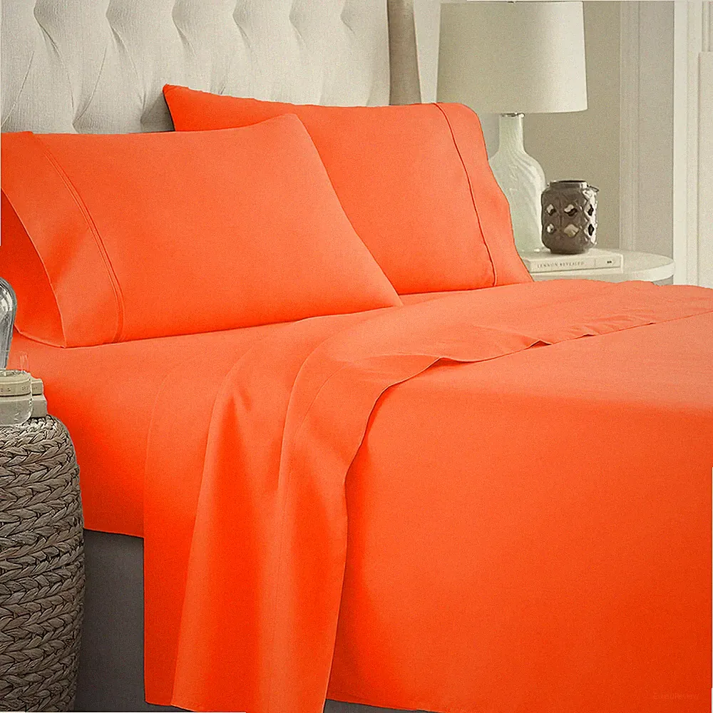 TWIN XL SIZE BEDDING LINEN SOLID 1000 TC 100% COTTON SELECT COLORS & ITEM